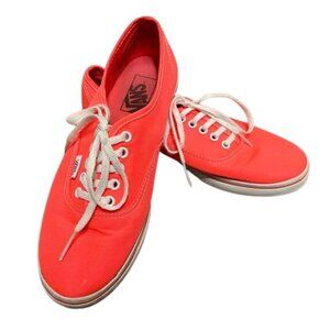 Vans Authentic Lo Pro (Neon) Coral Sneakers Shoes